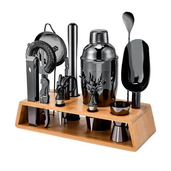 Musta riba tööriistakomplekt koos alusega