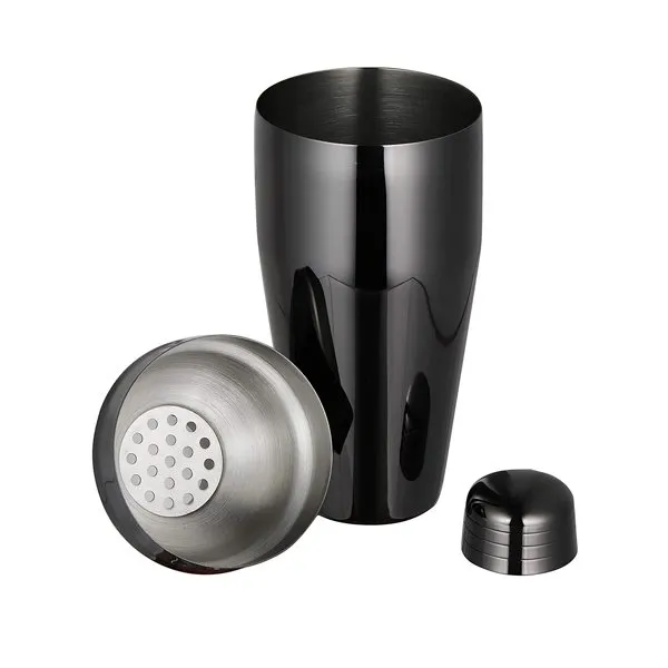 Must kokteilikomplekt koos alusega