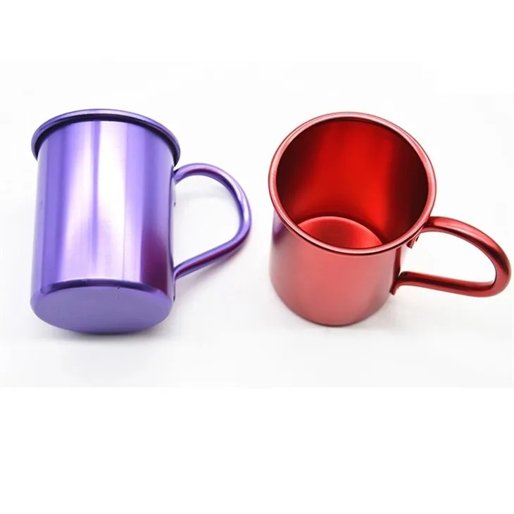 Ühekihiline käepidemega alumiiniumtass