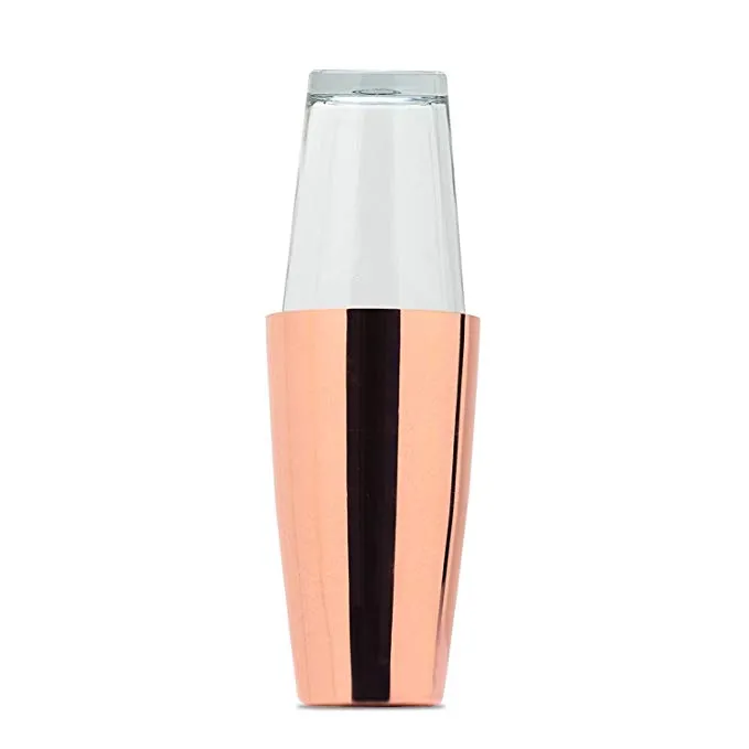 Roostevabast terasest prillidega Martini šeiker